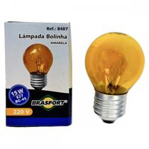 Lampada Colorida Brasfort 15Wx220V. Amarela ./ Kit Com 21 Peças