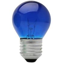 Lampada Colorida Brasfort 15Wx220V. Azul - Kit C/25 Peca