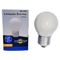 Lampada Colorida Brasfort 15Wx220V. Leitosa - Kit C/25 Pecas