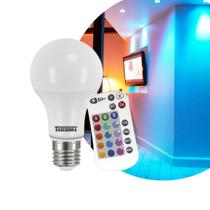 Lâmpada Colorida Com Controle Várias Cores LED TKL RGB 9W - Taschibra