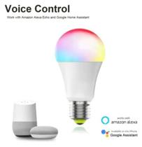 Lâmpada Colorida Inteligente Wifi Smart RGB 12w Alexa Google