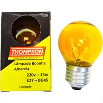 Lampada Colorida Thompson 15Wx220V. Amarela - Kit C/10 Pecas Lampada Colorida Thompson 15Wx220V. Amarela - Kit C/10 Pecas