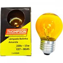 Lampada Colorida Thompson 15Wx220V. Amarela - Kit C/10 Peças