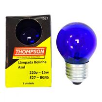 Lampada Colorida Thompson 15Wx220V. Azul . / Kit C/ 10 Peca