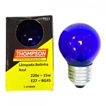 Lampada Colorida Thompson 15Wx220V. Azul . / Kit C/ 10 Peças Lampada Colorida Thompson 15Wx220V. Azul . / Kit C/ 10 Peças