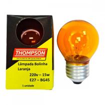 Lampada Colorida Thompson 15Wx220V. Laranja - Kit C/10 Pecas Lampada Colorida Thompson 15Wx220V. Laranja - Kit C/10 Pecas