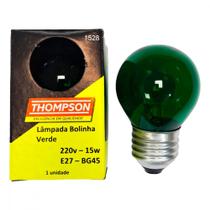 Lampada Colorida Thompson 15Wx220V. Verde . / Kit C/ 10 Peca