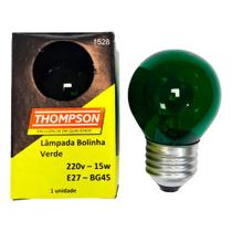 Lampada Colorida Thompson 15Wx220V. Verde ./ Kit Com 10 Peças Lampada Colorida Thompson 15Wx220V. Verde ./ Kit Com 10 Peças