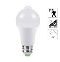 Lâmpada Com Sensor De Presença Branco Frio Bulbo E27 - LED