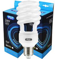 Lâmpada Compacta 34w 220v E27 Espiral Branco Frio