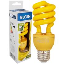 Lâmpada Compacta Amarela Espiral 15w 127v E27 Anti Inseto