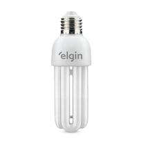 Lâmpada Compacta Eletrônica Elgin 3U 15W E27 6400K