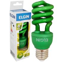 Lâmpada Compacta Espiral Fluorescente 15w 127v E27 Verde