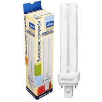 Lâmpada Compacta Fluor PL 2 Pinos 26w Quente 2700K G24d-3
