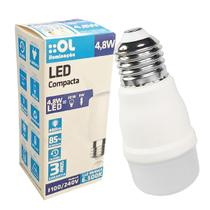 Lâmpada Compacta Led Sorvete 4.8W Bivolt E27 Branco Frio
