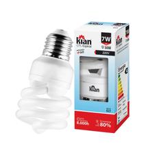Lâmpada Compacta Mini Espiral 7w 220v E27 Quente 2700K Lâmpada Compacta Mini Espiral 7w 220v E27 Quente 2700K