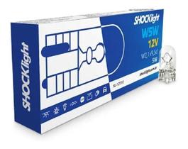 Lampada Comum T10 Pingao 12V 5W Shocklight Caixa Com 10