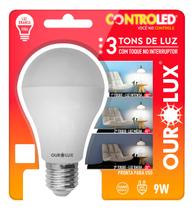 Lâmpada Controled 3 Tons 9w Bivolt E27 Branco Frio
