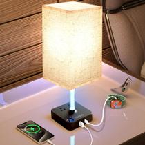 Lâmpada COZOO de toque regulável de 3 vias com 3 portas USB Lâmpada COZOO de toque regulável de 3 vias com 3 portas USB