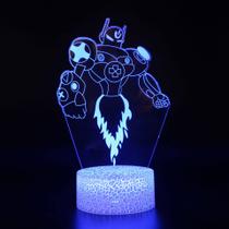 Lâmpada criativa USB Kingdom Hearts 3D Night Light com controle remoto