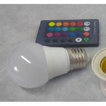 Lampada Cromoterapia Muda Cores Controle Remoto