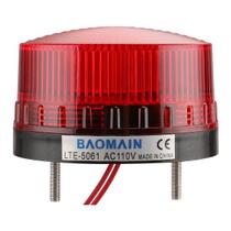 Lâmpada de advertência de sinal industrial Baomain LTE-5061 AC 110V