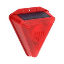 Lâmpada De Alarme Solar À Prova d'Água Para Exterior 129dB Com Sensor De Movimento Sem Fio E Sirene
