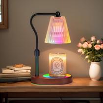 Lâmpada de aquecimento de velas Engpure com 7 cores de LED e temporizador Lâmpada de aquecimento de velas Engpure com 7 cores de LED e temporizador