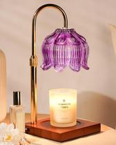 Lâmpada de aquecimento de velas Funistree Lotus Flower com temporizador ajustável 110V Lâmpada de aquecimento de velas Funistree Lotus Flower com temporizador ajustável 110V