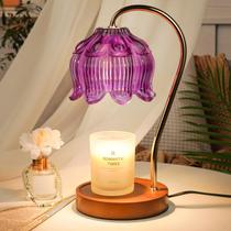 Lâmpada de aquecimento de velas Funistree Purple com temporizador para Yankee Candle Lâmpada de aquecimento de velas Funistree Purple com temporizador para Yankee Candle