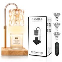 Lâmpada de aquecimento de velas Honvinor com temporizador e dimmer ajustáveis