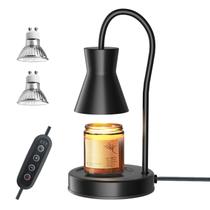 Lâmpada de aquecimento de velas LALISU Electric Timer Dimmer Black Lâmpada de aquecimento de velas LALISU Electric Timer Dimmer Black
