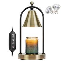 Lâmpada de aquecimento de velas Soilsiu com temporizador de latão elétrico Lâmpada de aquecimento de velas Soilsiu com temporizador de latão elétrico