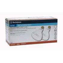 Lâmpada de aquecimento Westinghouse R40 125W, base média, 16,5 cm, 120 V, pacote com 2 Lâmpada de aquecimento Westinghouse R40 125W, base média, 16,5 cm, 120 V, pacote com 2