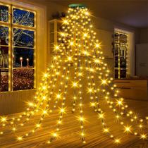 Lâmpada de árvore de Natal LED Ring Tree Top Light 1,5 m Lâmpada de árvore de Natal LED Ring Tree Top Light 1,5 m