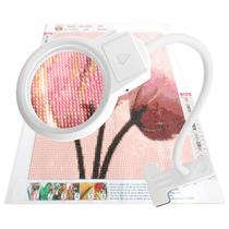 Lâmpada de aumento LED Kulannder para pintura de diamantes 4X e 6X