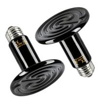 Lâmpada de calor para répteis, emissor de calor cerâmico HealSmart 100W, pacote com 2 unidades