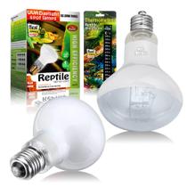 Lâmpada de calor para répteis MCLANZOO 75W UVA Basking Light, pacote com 2 unidades com faixa