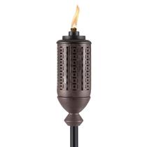 Lâmpada de combustível TIKI Cabos 165cm Bronze Outdoor Torch Lâmpada de combustível TIKI Cabos 165cm Bronze Outdoor Torch