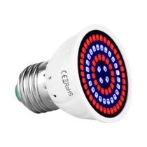 Lâmpada de Crescimento LED para Plantas - Espectro Completo Vermelho e Azul - Soquete E27