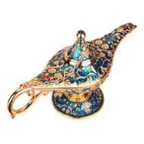 Lâmpada de decoração ANQIA Vintage Aladdin Magic Genie Blue