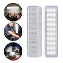 Lâmpada de Emergência com 30 LEDs Duração de Até 6 Horas de Luz LK730