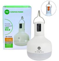 Lâmpada de Emergência Led 48W Com Bateria Recarregável USB Potente Com Gancho Bivolt 110/220v
