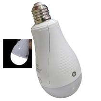 Lampada de Emergencia LED Recarregavel Inteligente E27 Queda de Energia Camping Trilha Pesca Portatil Potente Multiuso