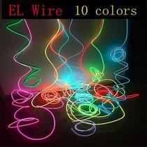 Lâmpada de faixa de LED Flexible Neon Light Glow EL Wire Rope Cable Lâmpada de faixa de LED Flexible Neon Light Glow EL Wire Rope Cable