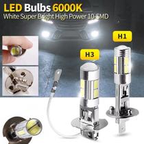 Lâmpada de Farol de Milha LED 10 Leds 12V 6500K