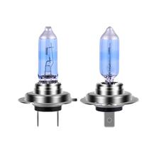 Lâmpada de farol NEWBROWN H7 Halogen 55W 1500LM 5000K 12V (pacote com 2)