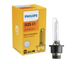 Lâmpada de farol PHILIPS 85122C1 D2S Standard Xenon HID, pacote com 1 pacote