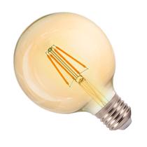 Lâmpada de Filamento Led Âmbar 2200K Globo G80 4W - Noll Led