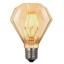 Lâmpada de Filamento LED D95 Diamante 4W 2200K E27 Bivolt Lâmpada de Filamento LED D95 Diamante 4W 2200K E27 Bivolt